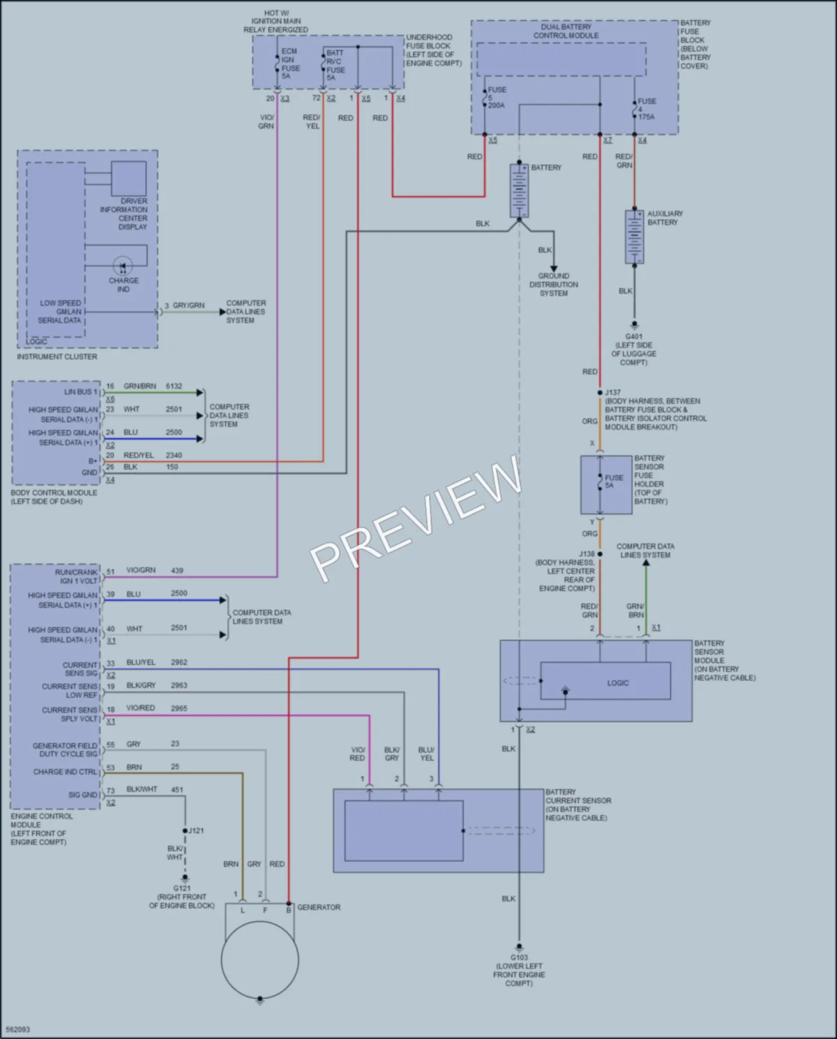 2017 Chevrolet Impala Starting Charging wiring diagram preview