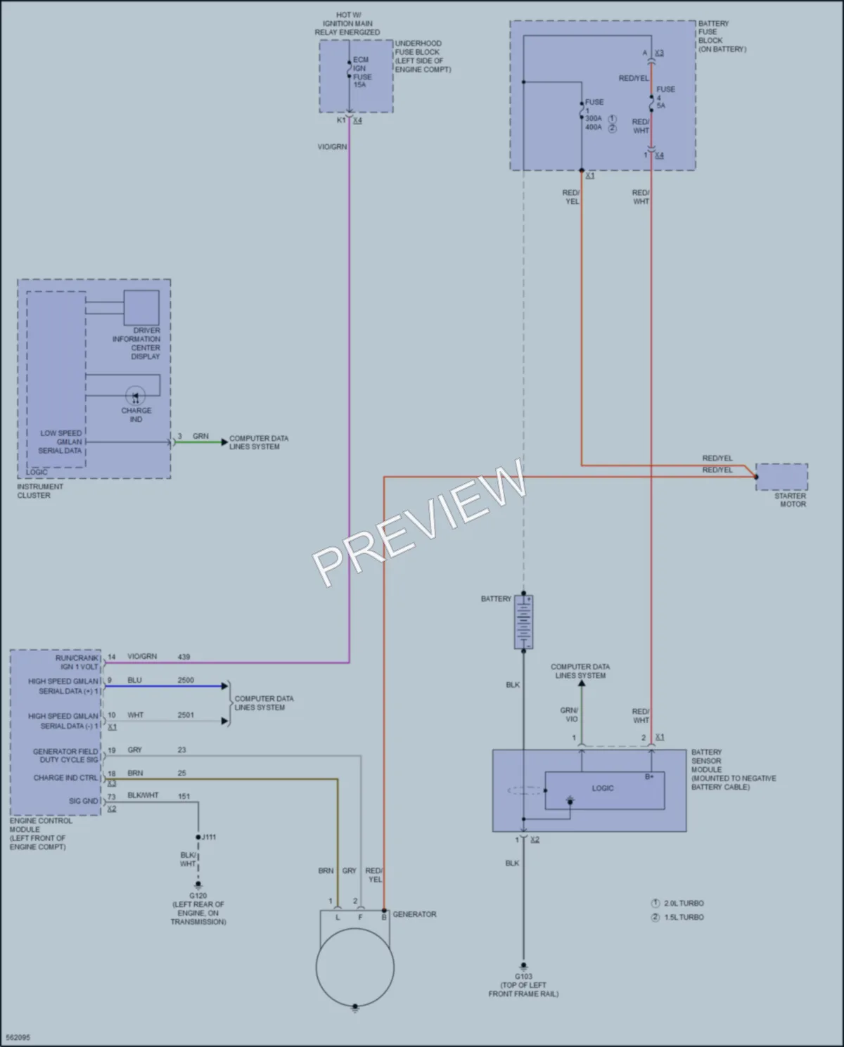 2017 Chevrolet Malibu Starting Charging wiring diagram preview