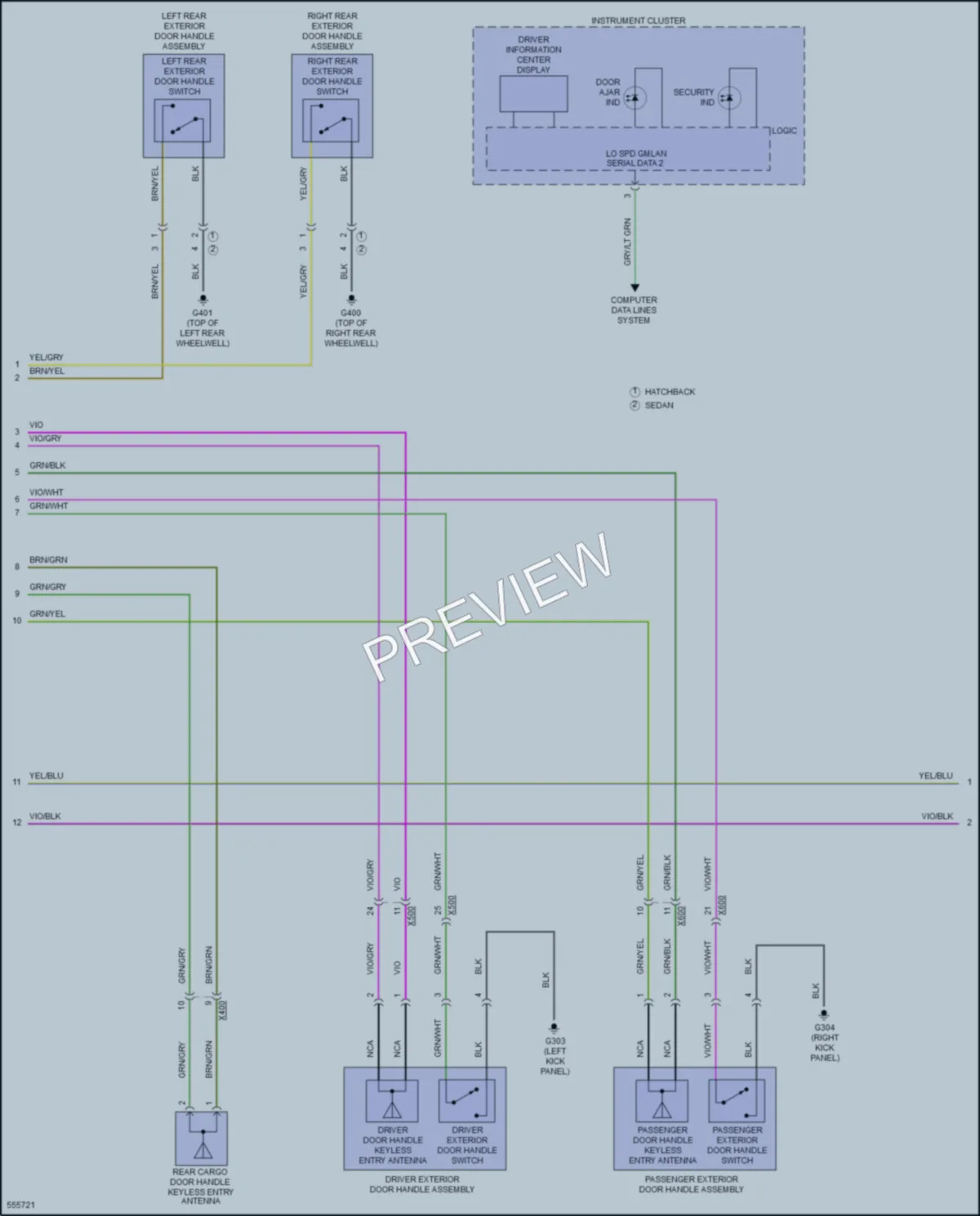 2017 Chevrolet Sonic Anti Theft wiring diagram preview