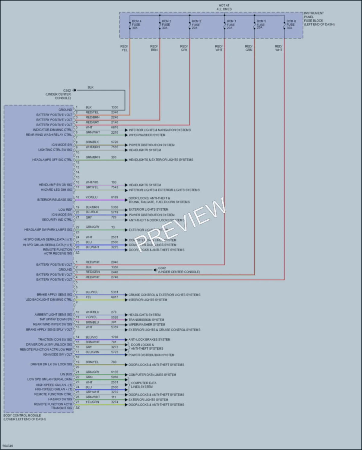 2017 Chevrolet Sonic Body Control Modules wiring diagram preview