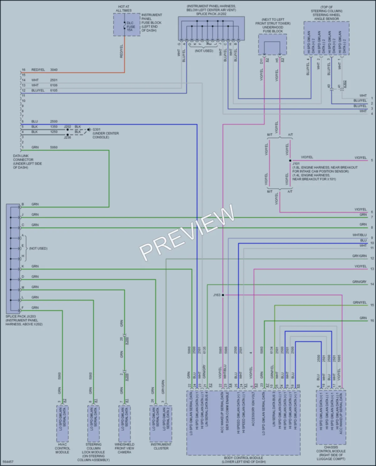 2017 Chevrolet Sonic Computer Data Lines wiring diagram preview