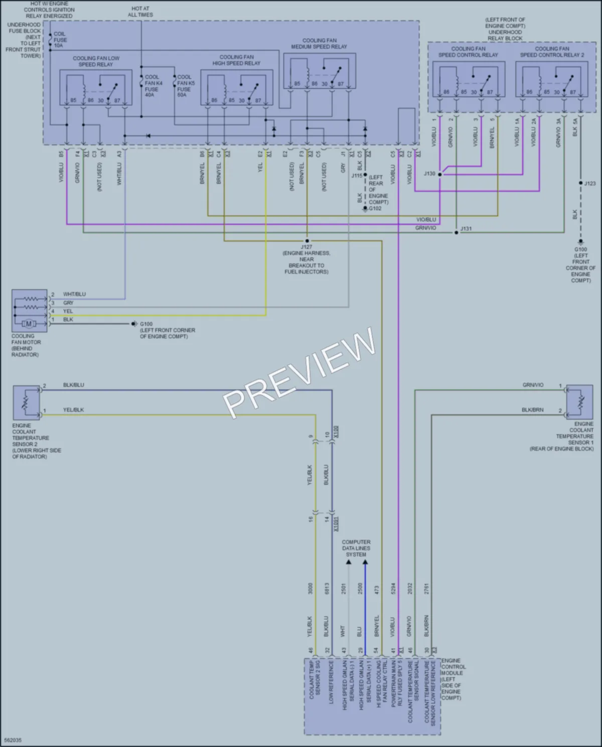 2017 Chevrolet Sonic Cooling Fan wiring diagram preview