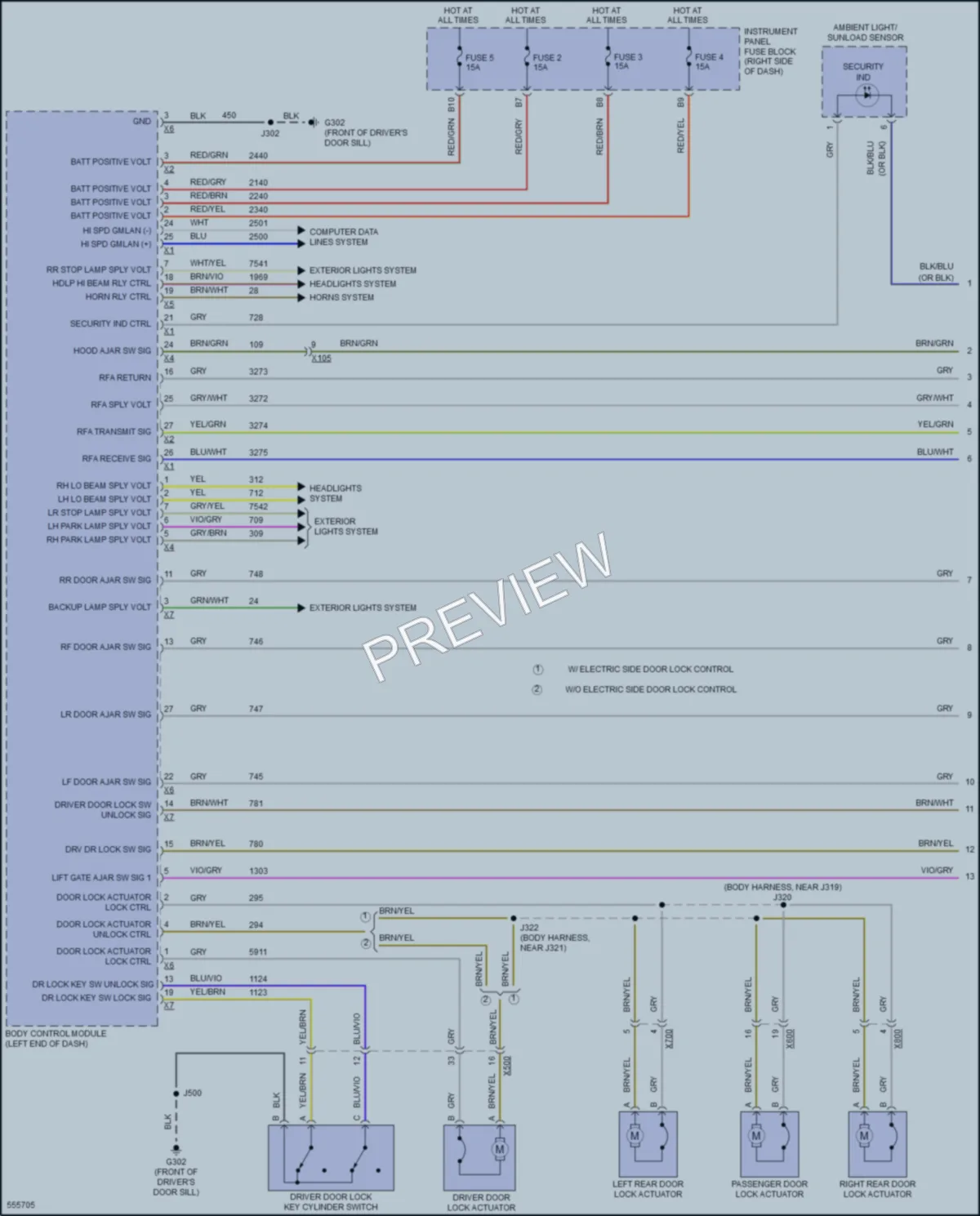 2017 Chevrolet Spark Anti Theft wiring diagram preview
