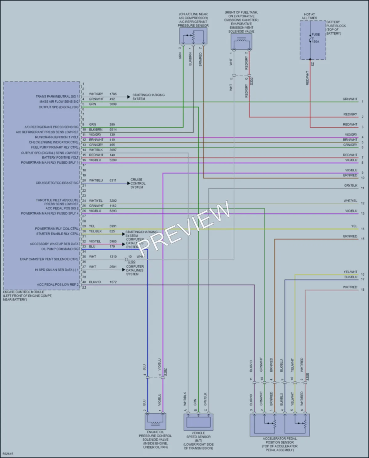 2017 Chevrolet Spark Engine Performance wiring diagram preview