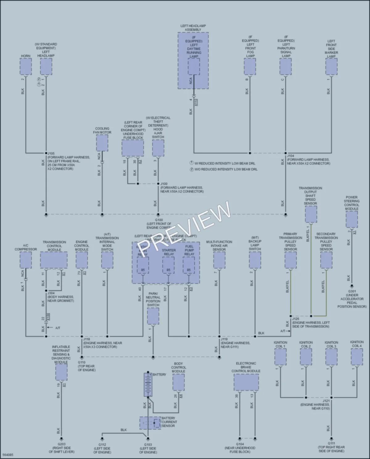 2017 Chevrolet Spark Ground Distribution wiring diagram preview