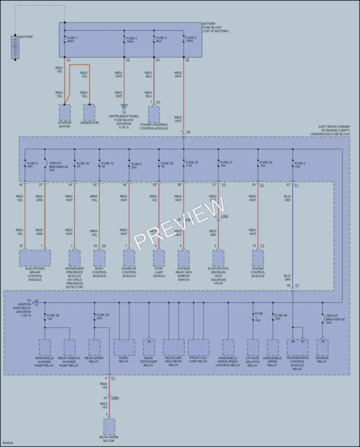 2017 Chevrolet Spark Power Distribution wiring diagram preview