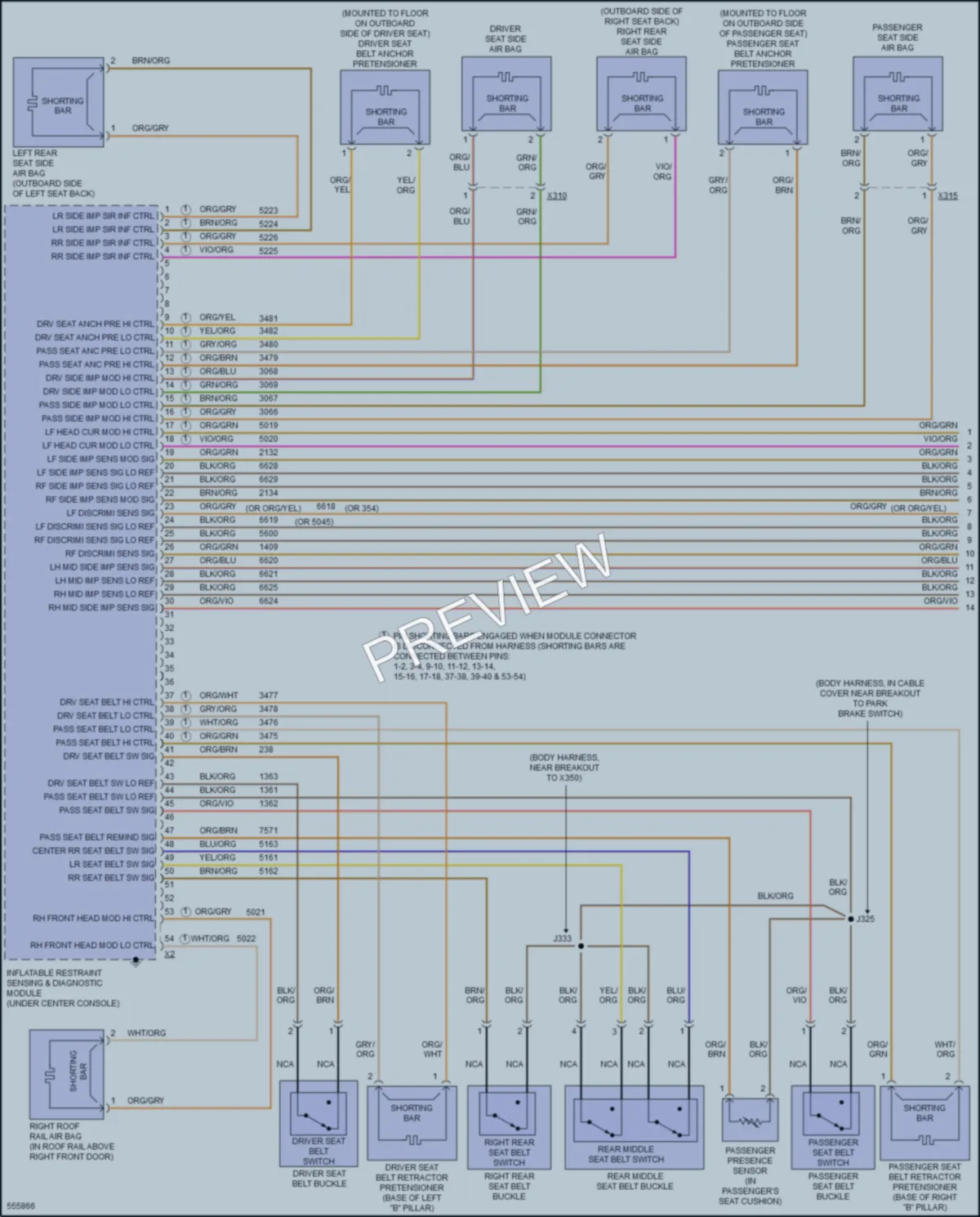 2017 Chevrolet Spark Supplemental Restraints wiring diagram preview