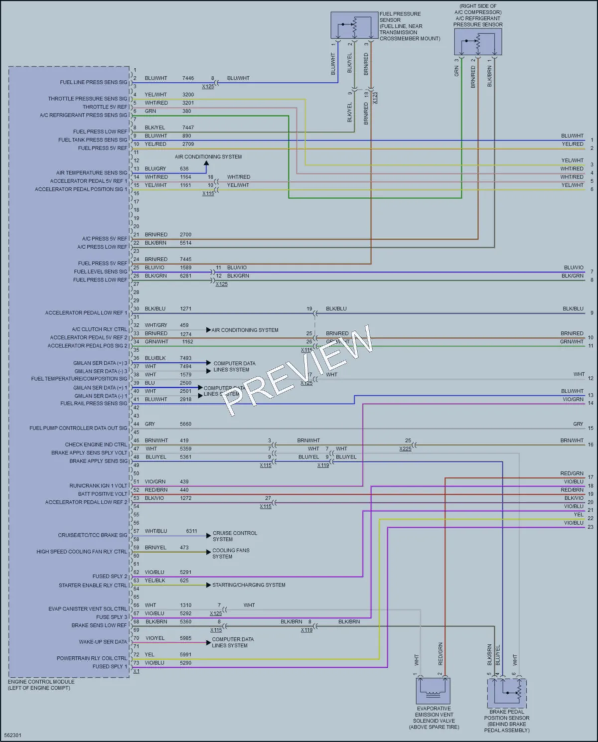 2017 Chevrolet Tahoe Engine Performance wiring diagram preview