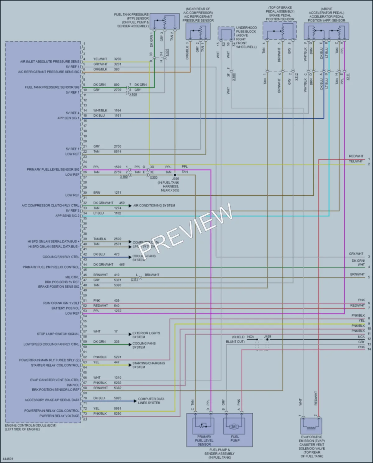 2017 Chevrolet Traverse Engine Performance wiring diagram preview