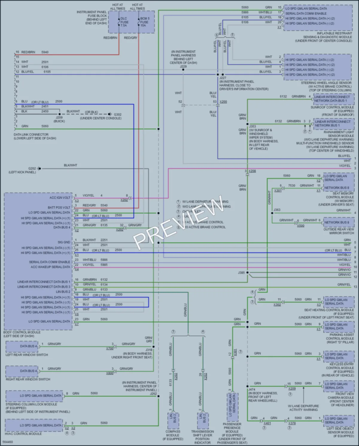 2017 Chevrolet Trax Computer Data Lines wiring diagram preview