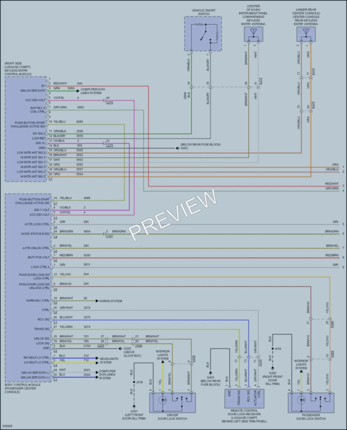 2017 Chevrolet Volt Anti Theft wiring diagram preview