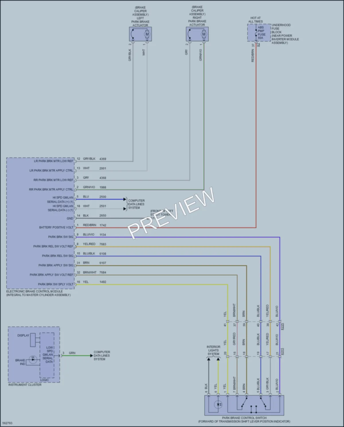 2017 Chevrolet Volt Shift Interlock wiring diagram preview
