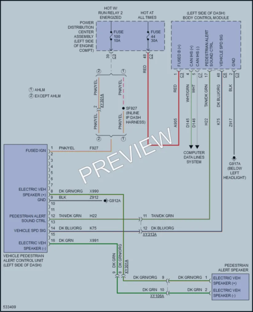 2017 Chrysler PacificaNew Active Bodyworks wiring diagram preview