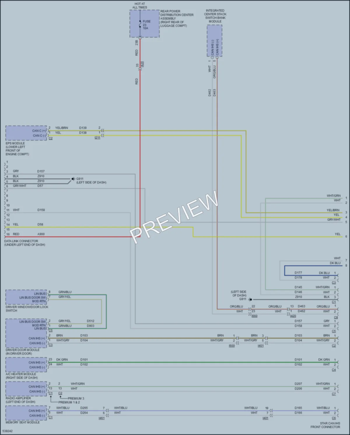 2017 Dodge Challenger Computer Data Lines wiring diagram preview