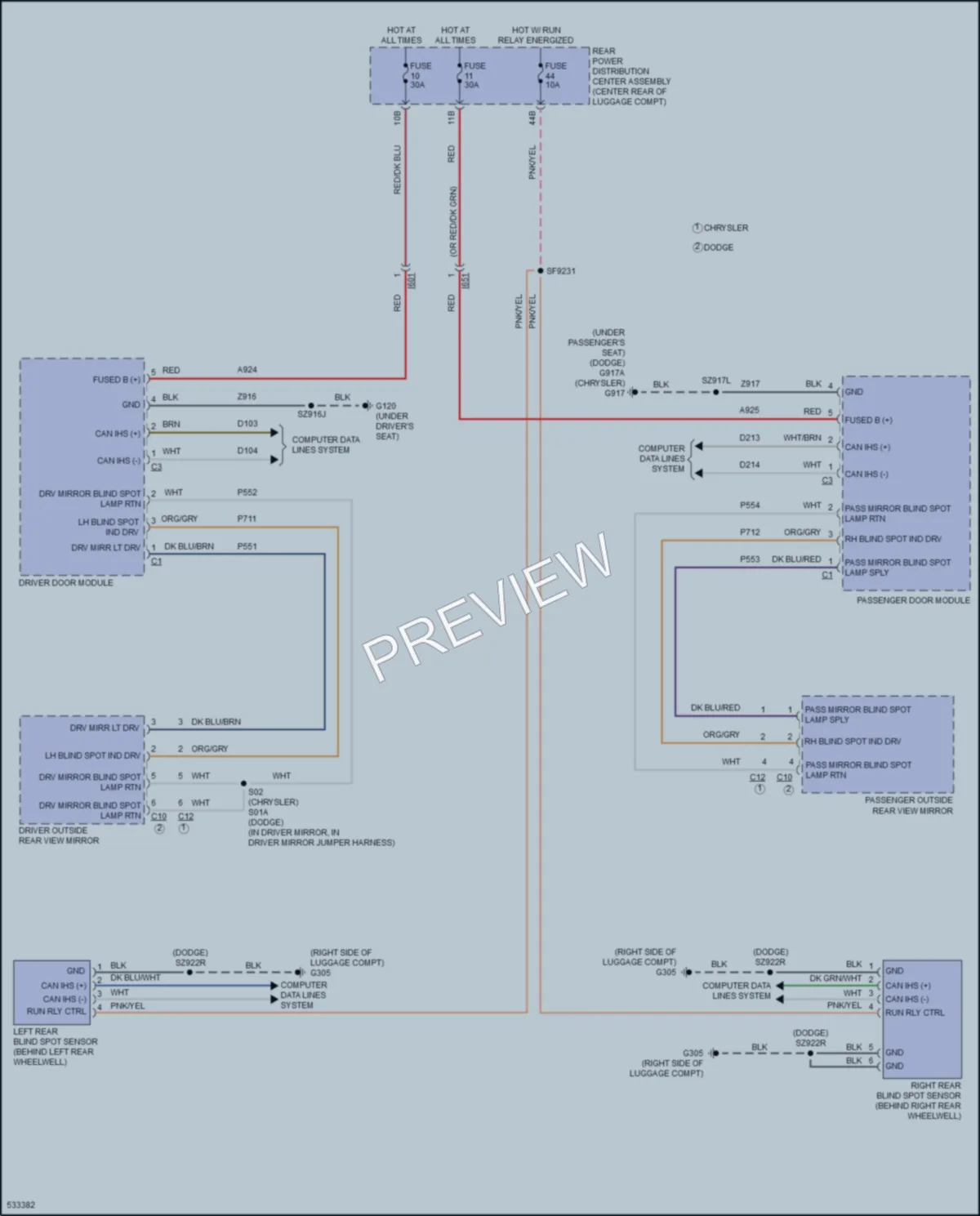 2017 Dodge Charger Navigation wiring diagram preview