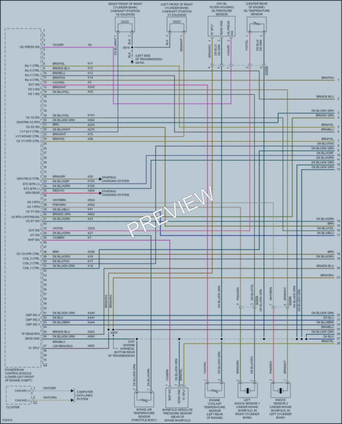 2017 Dodge GrandCaravan Engine Performance wiring diagram preview