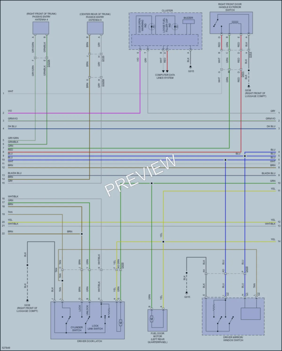 2017 Fiat 124Spider Anti Theft wiring diagram preview