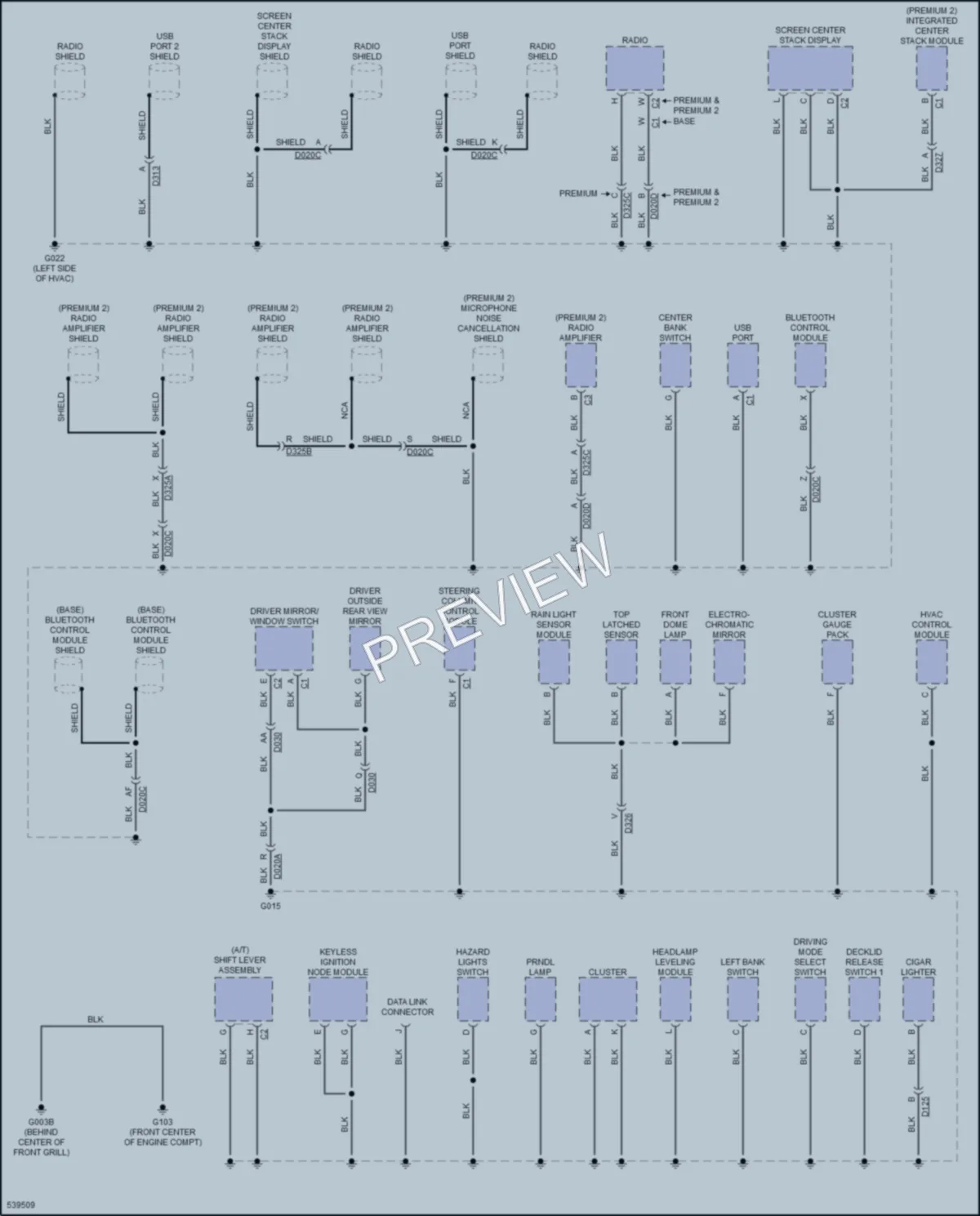 2017 Fiat 124Spider Ground Distribution wiring diagram preview