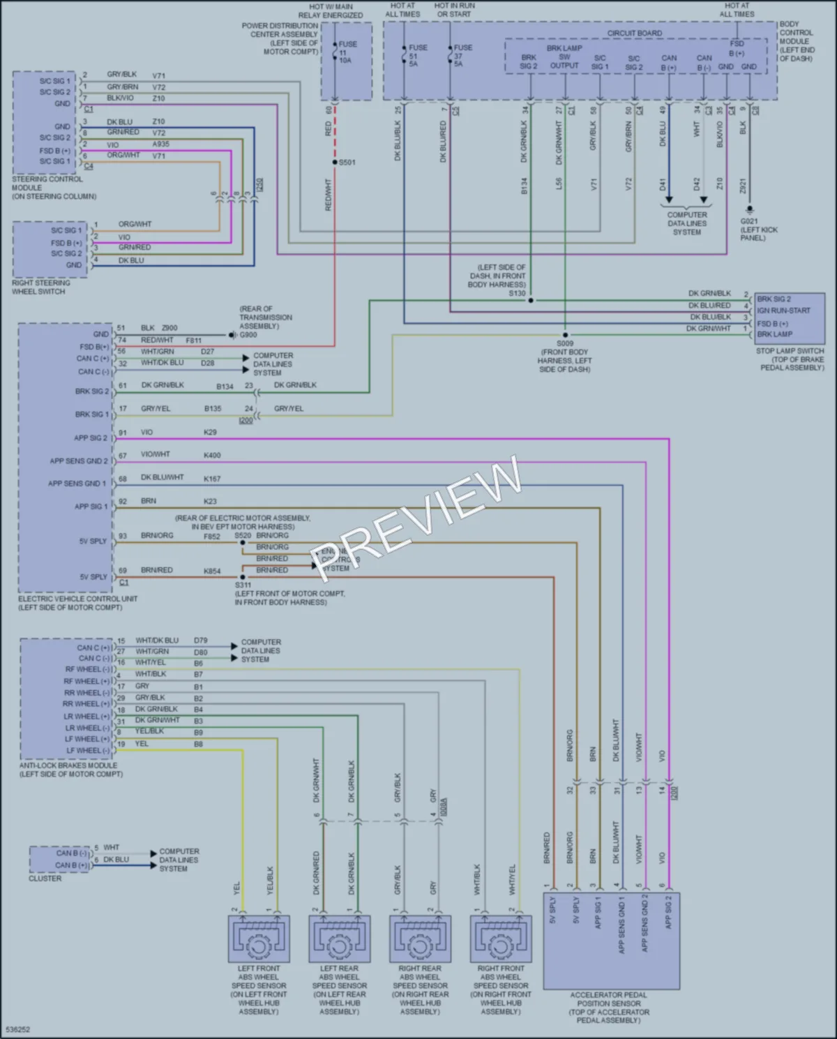 2017 Fiat 500C Cruise Control wiring diagram preview