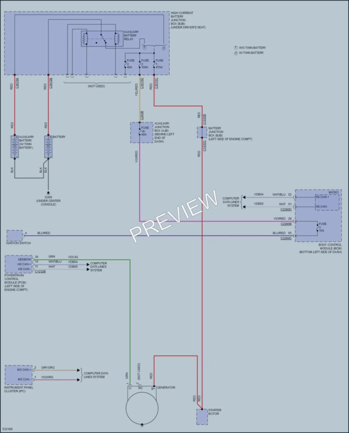 2017 Ford 150Transit Starting Charging wiring diagram preview