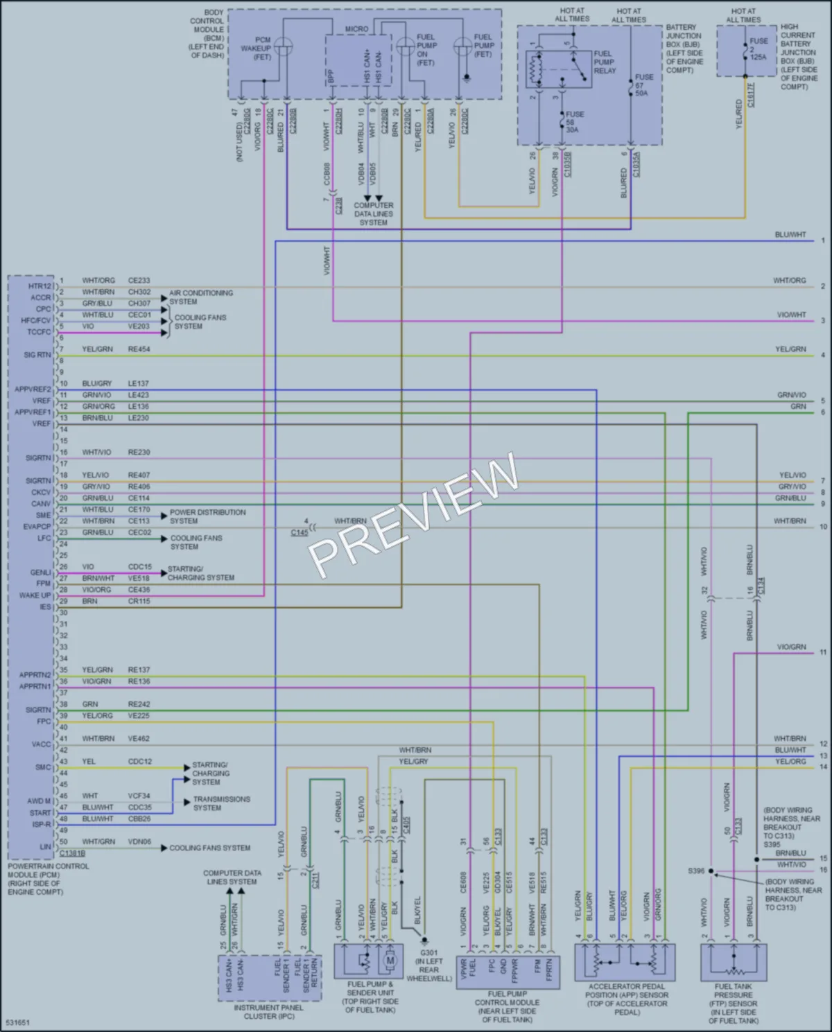 2017 Ford Edge Engine Performance wiring diagram preview