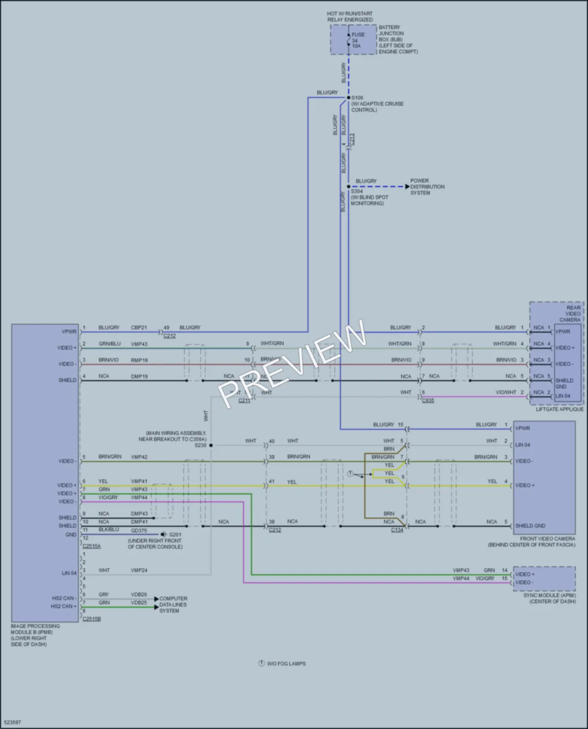 2017 Ford Explorer Navigation wiring diagram preview