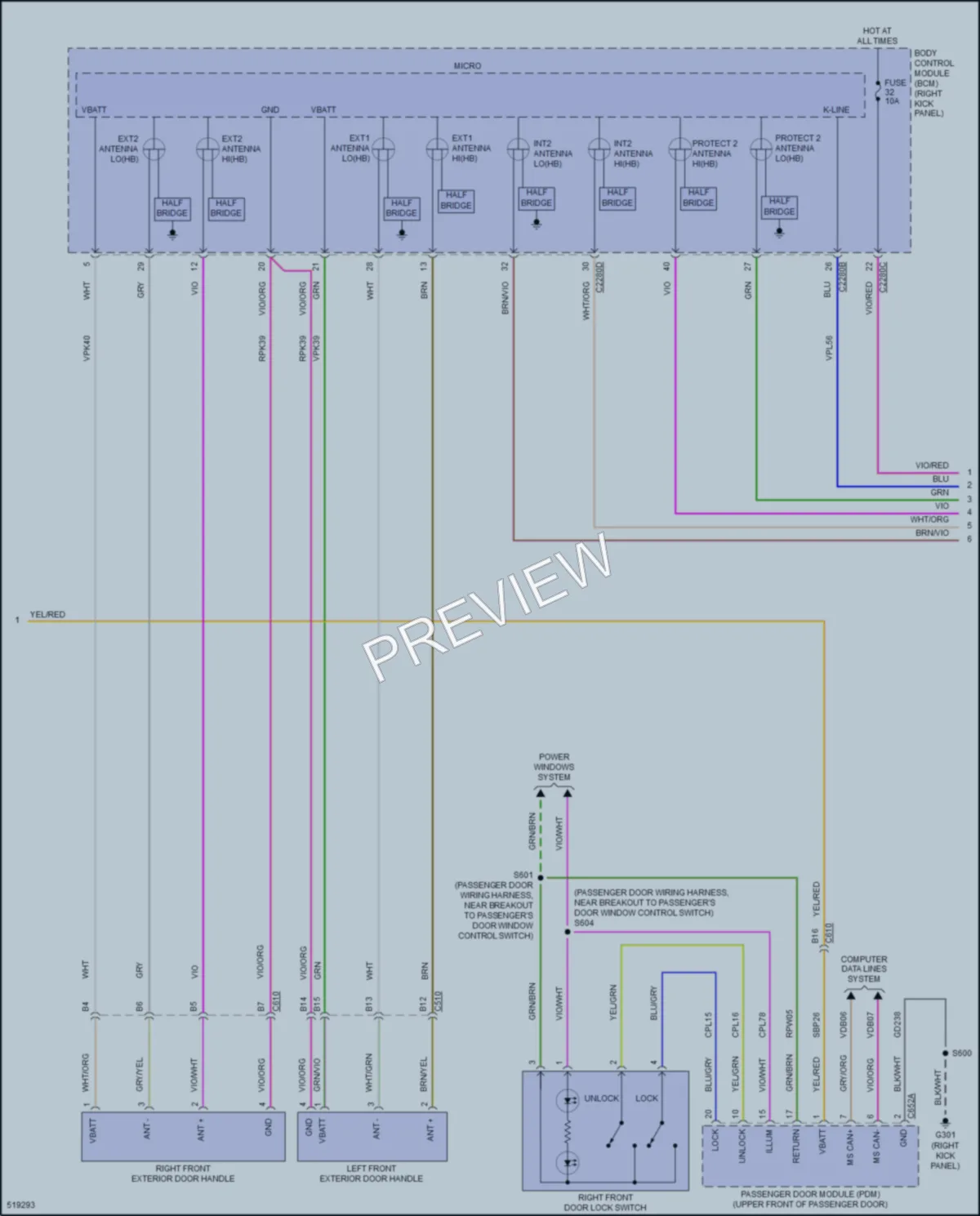 2017 Ford F150 Anti Theft wiring diagram preview