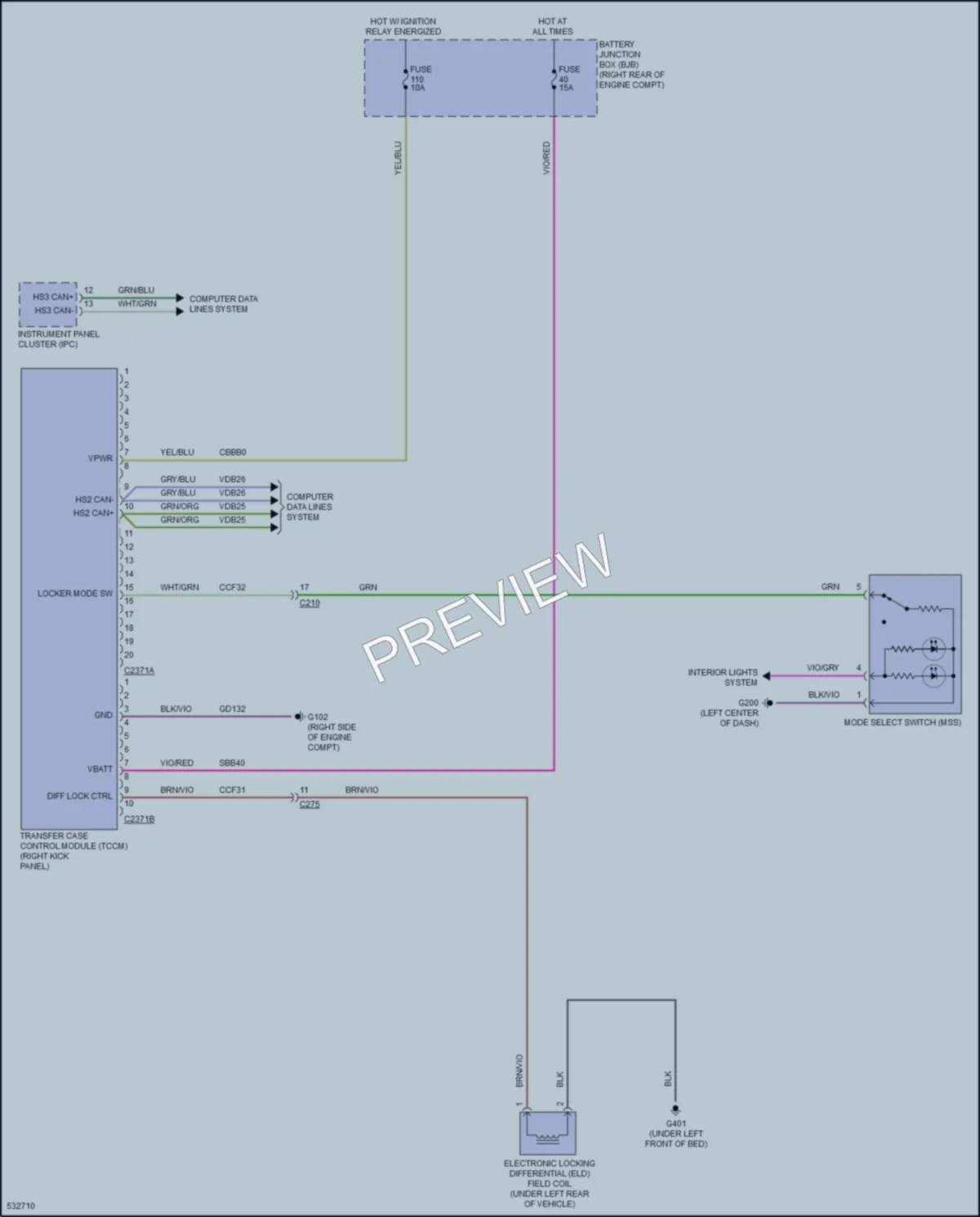 2017 Ford F150 Transmission wiring diagram preview