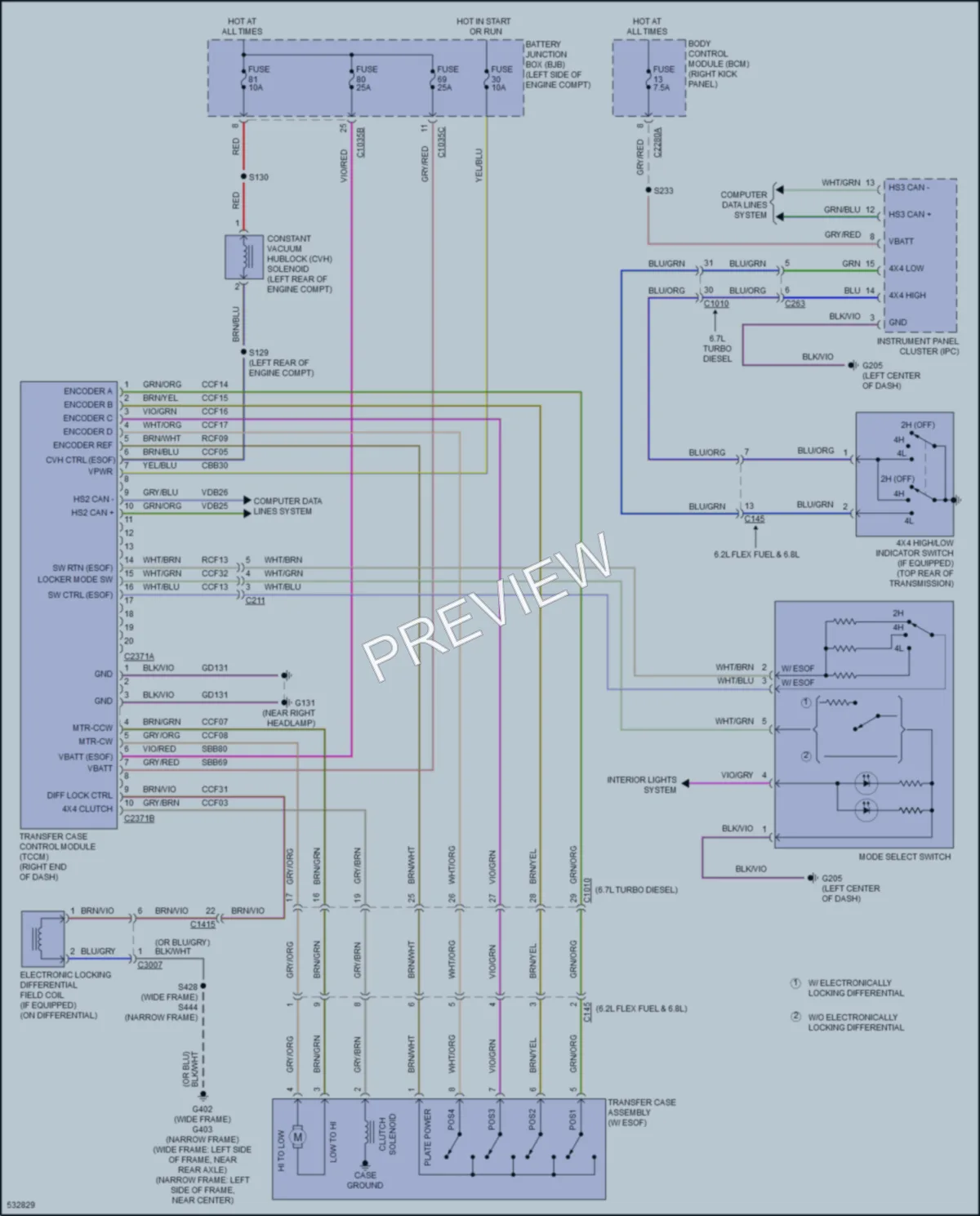 2017 Ford F350SuperDuty Transmission wiring diagram preview
