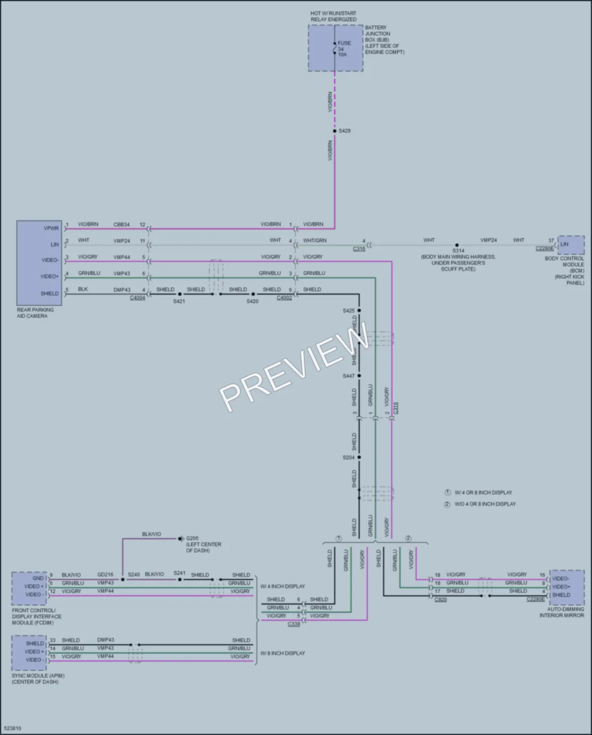 2017 Ford F550ChsCab Navigation wiring diagram preview