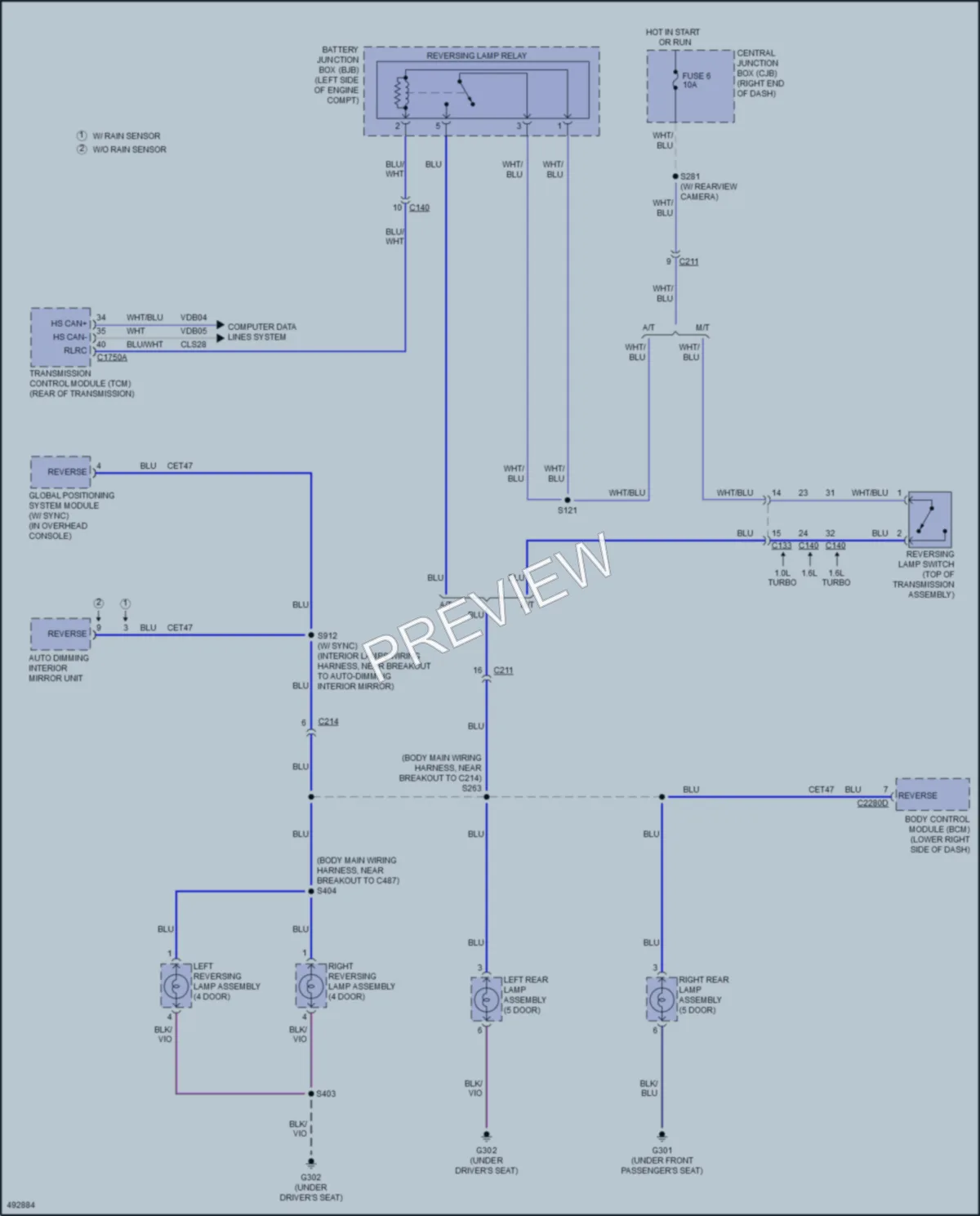 2017 Ford Fiesta Exterior Lights wiring diagram preview