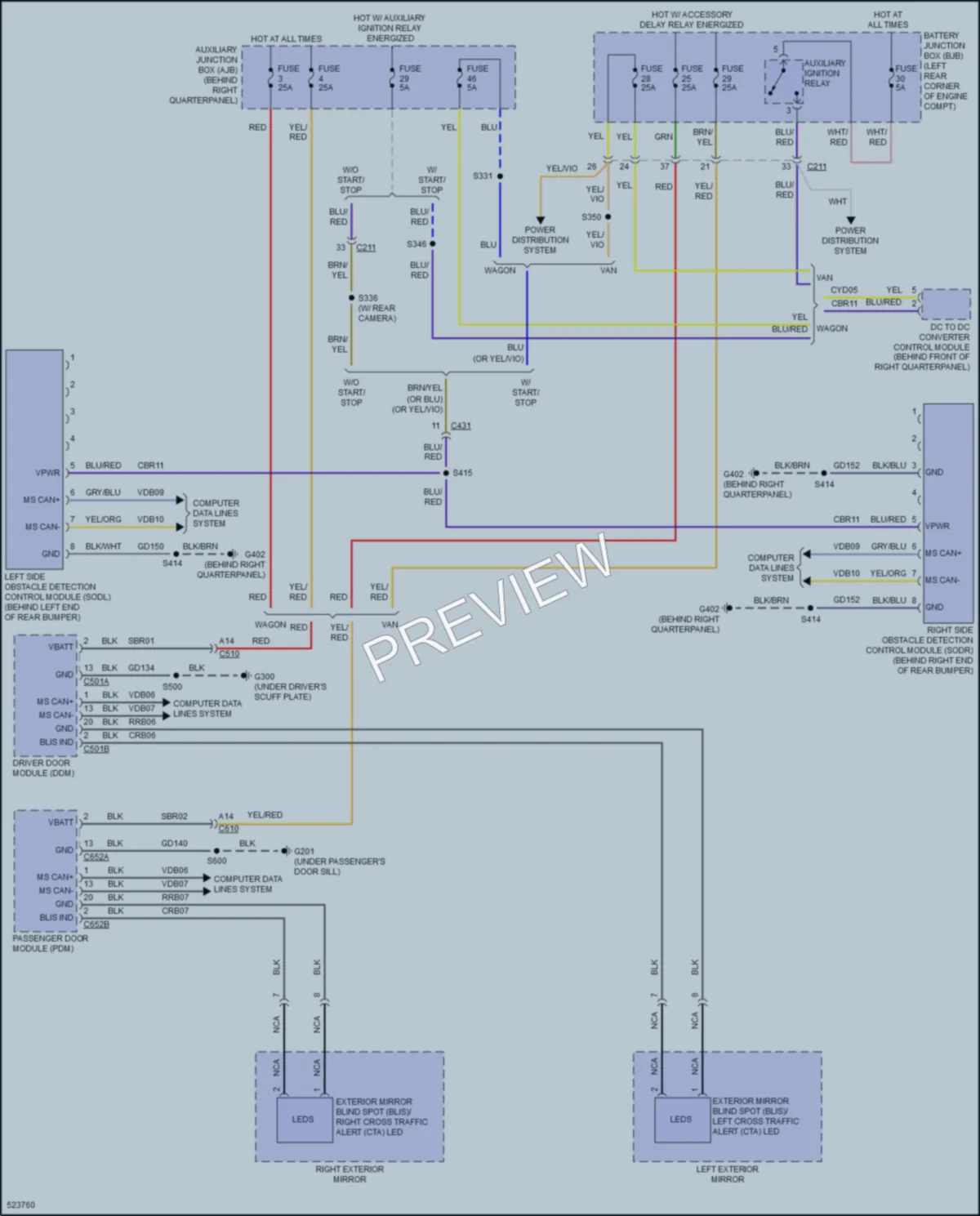 2017 Ford TransitConnect Navigation wiring diagram preview