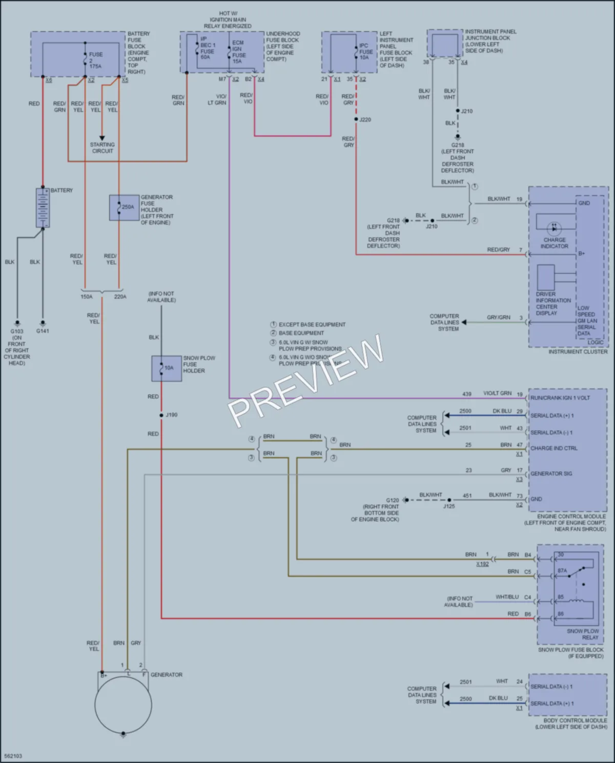 2017 GMC 2500HDSierra Starting Charging wiring diagram preview