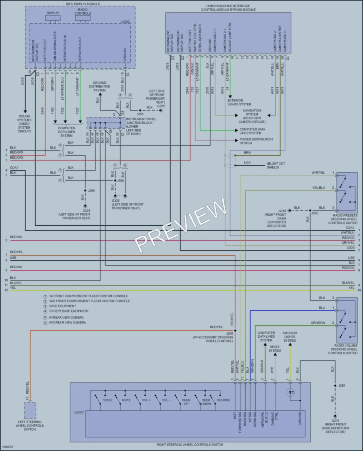 2017 GMC 2500HDSierraDenali Navigation wiring diagram preview