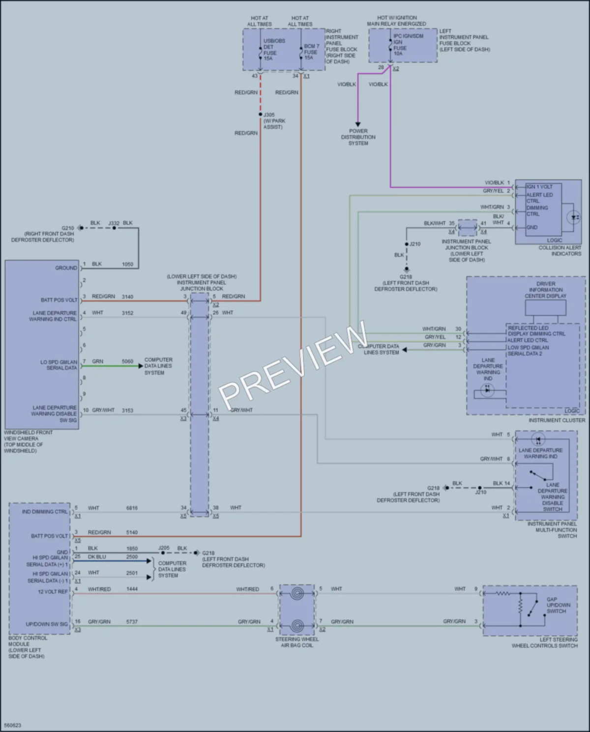 2017 GMC 3500HDSierra Navigation wiring diagram preview