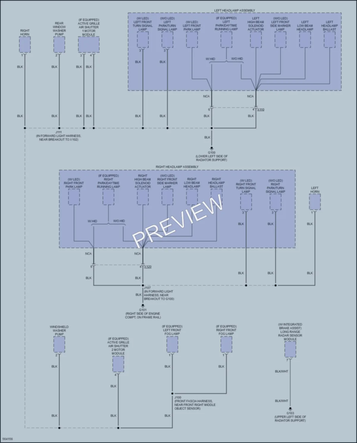 2017 GMC Acadia Ground Distribution wiring diagram preview