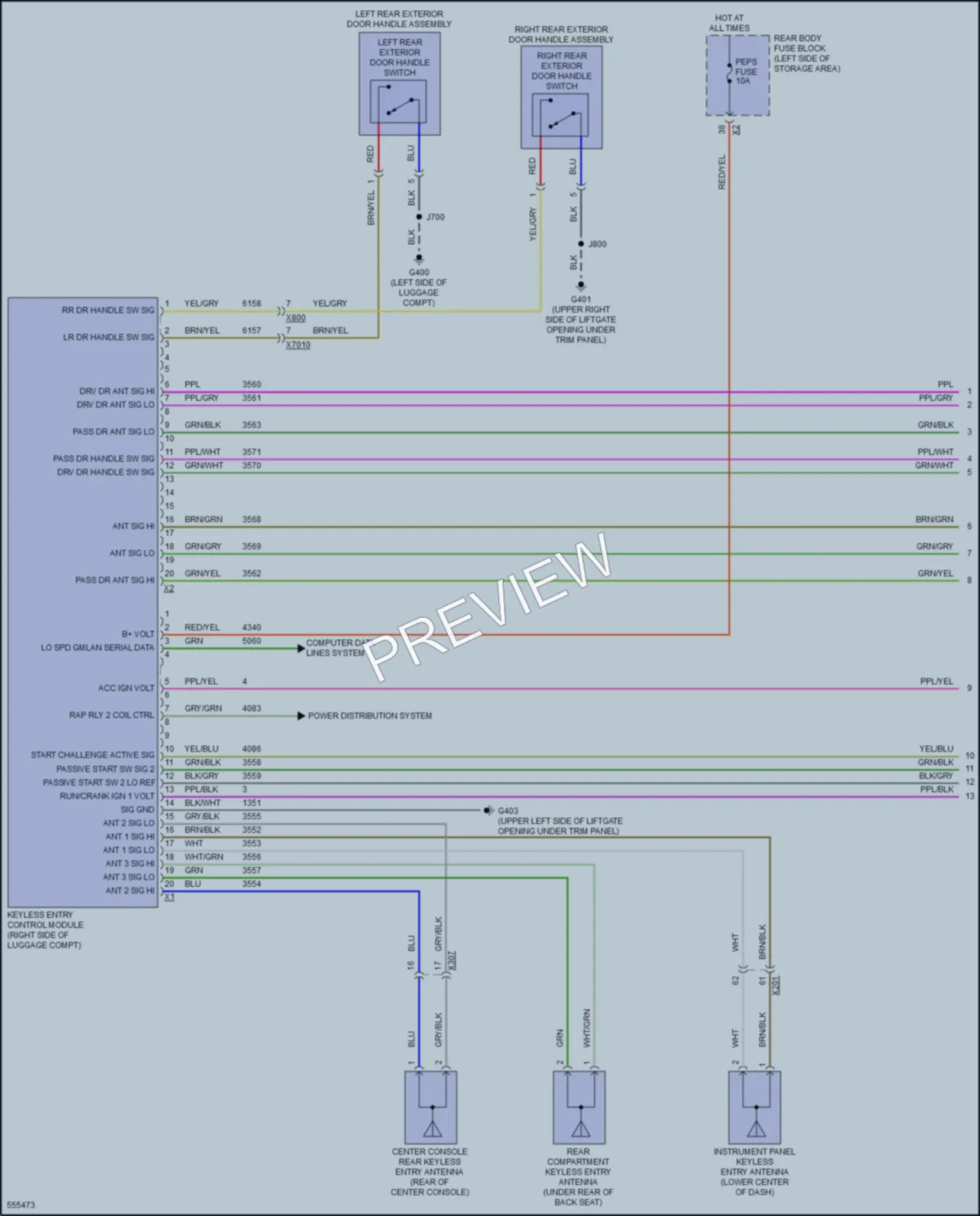 2017 GMC Acadia Power Door Locks wiring diagram preview