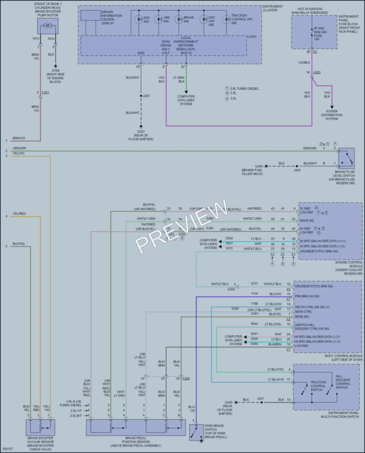 2017 GMC CanyonDenali Anti Lock Brakes wiring diagram preview