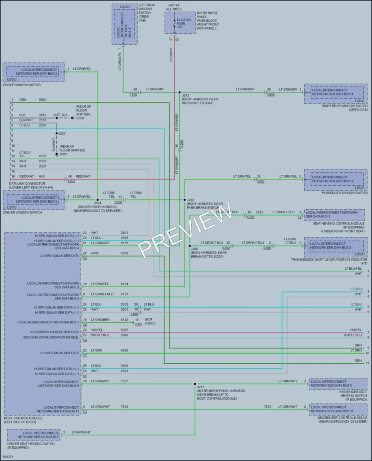 2017 GMC CanyonDenali Computer Data Lines wiring diagram preview