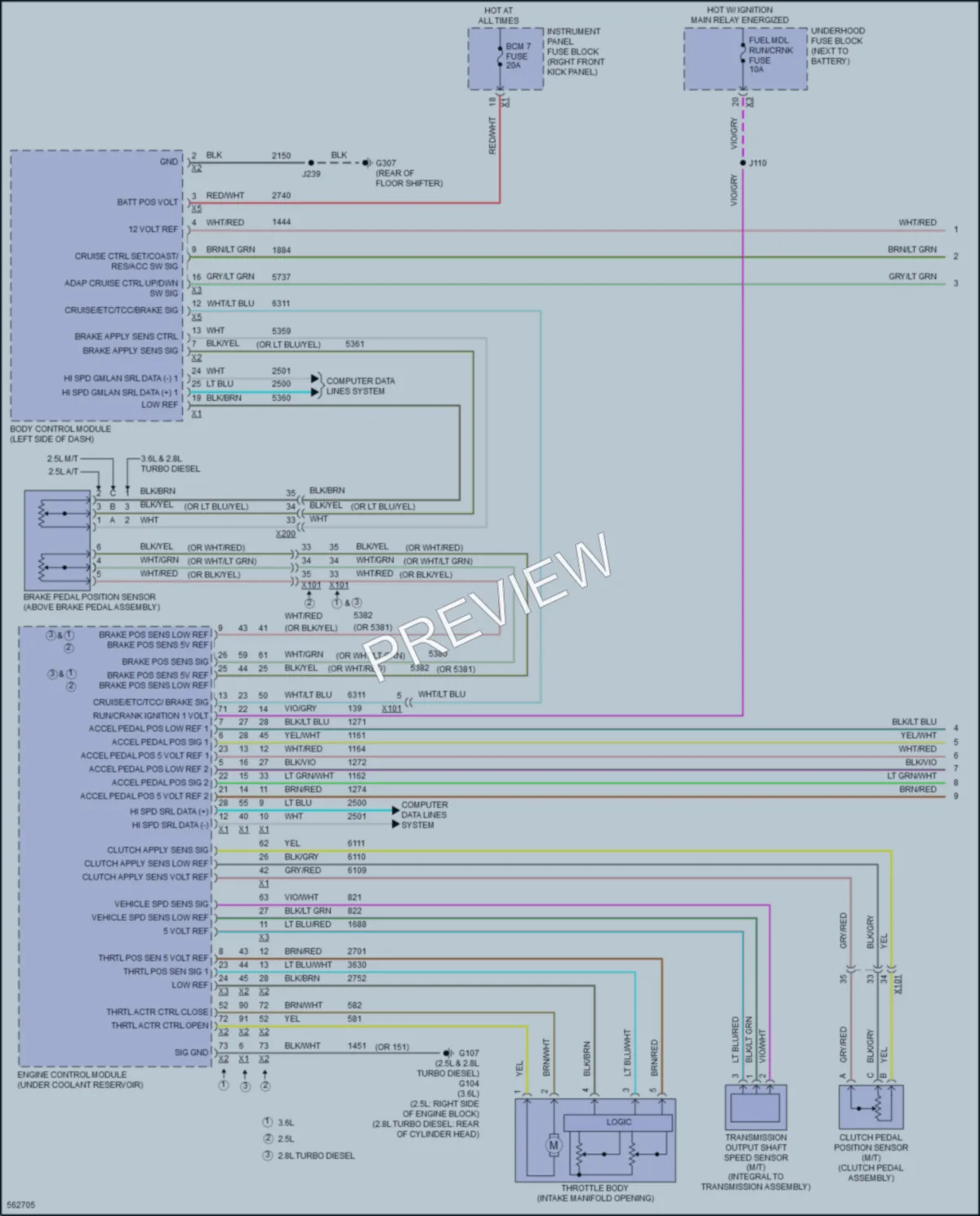 2017 GMC CanyonDenali Cruise Control wiring diagram preview