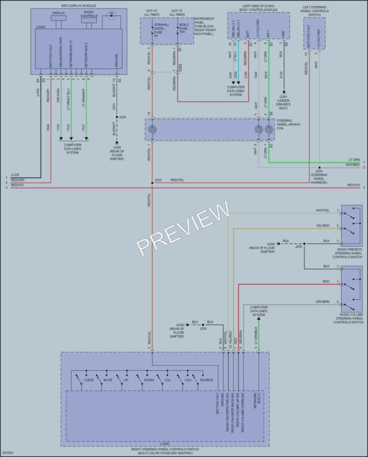 2017 GMC CanyonDenali Radio wiring diagram preview