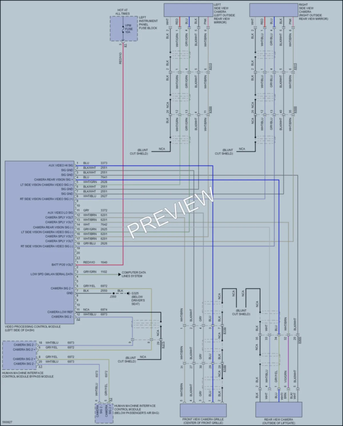 2017 GMC YukonXL Navigation wiring diagram preview
