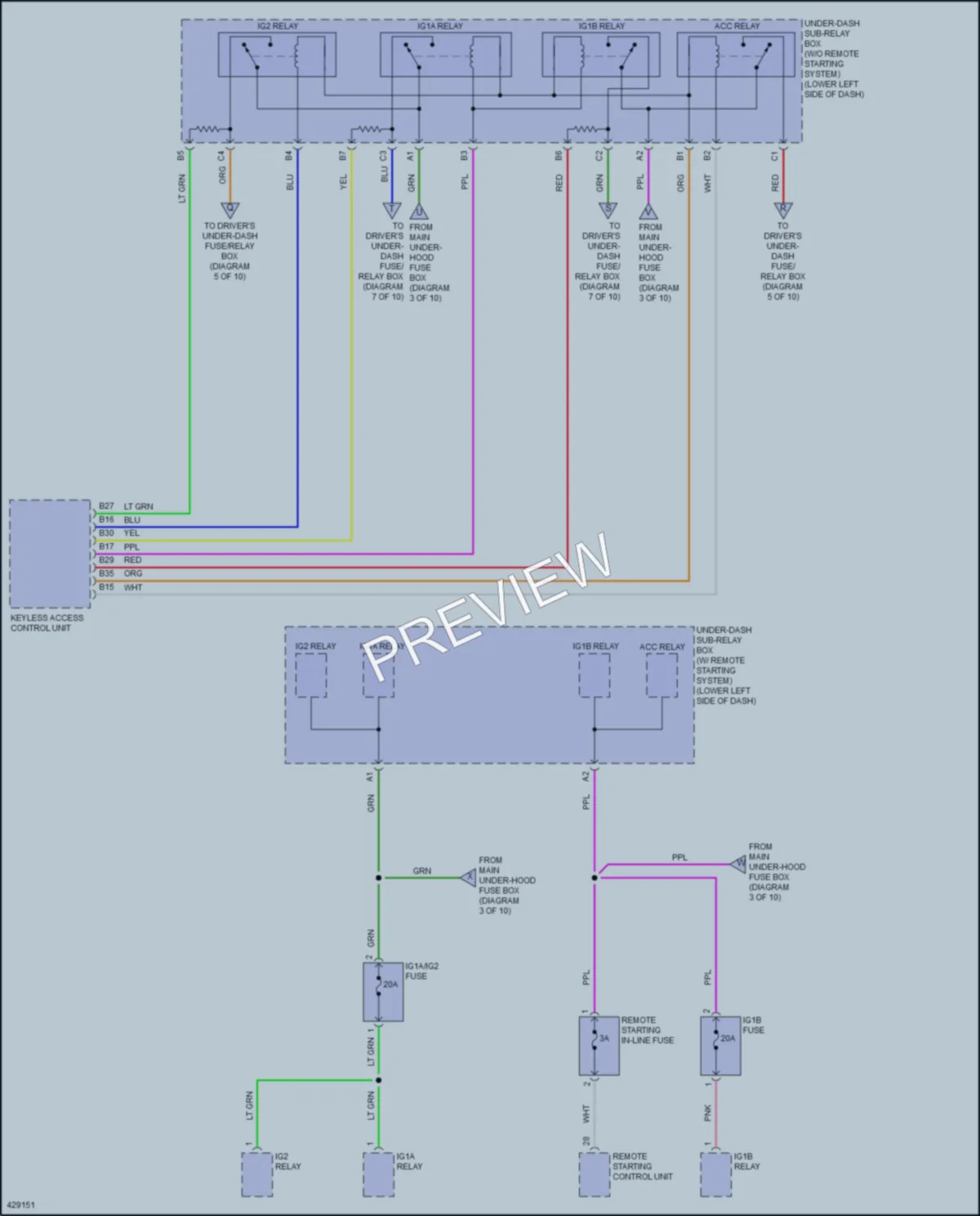 2017 Honda Odyssey Power Distribution wiring diagram preview