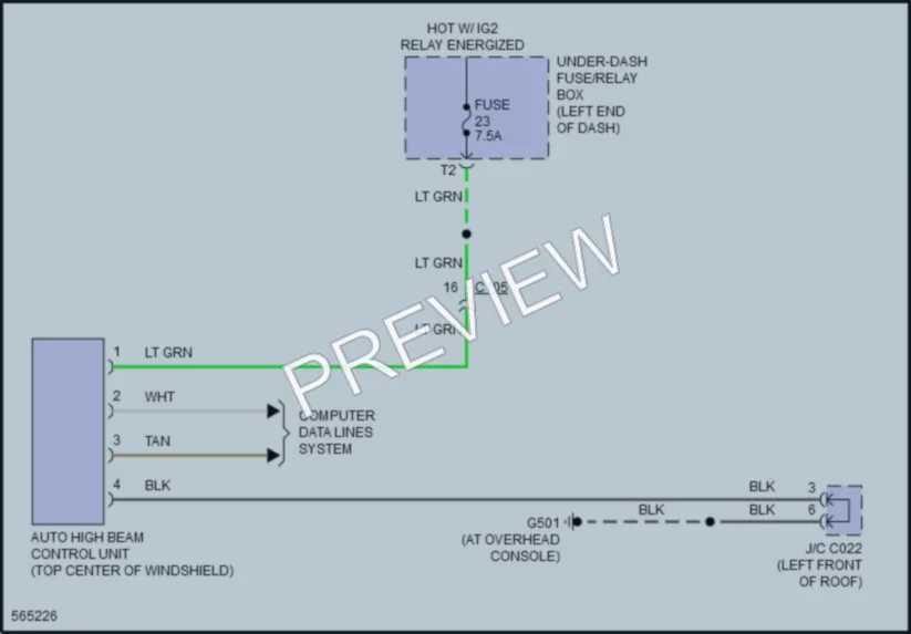 2017 Honda Ridgeline Power Mirrors wiring diagram preview