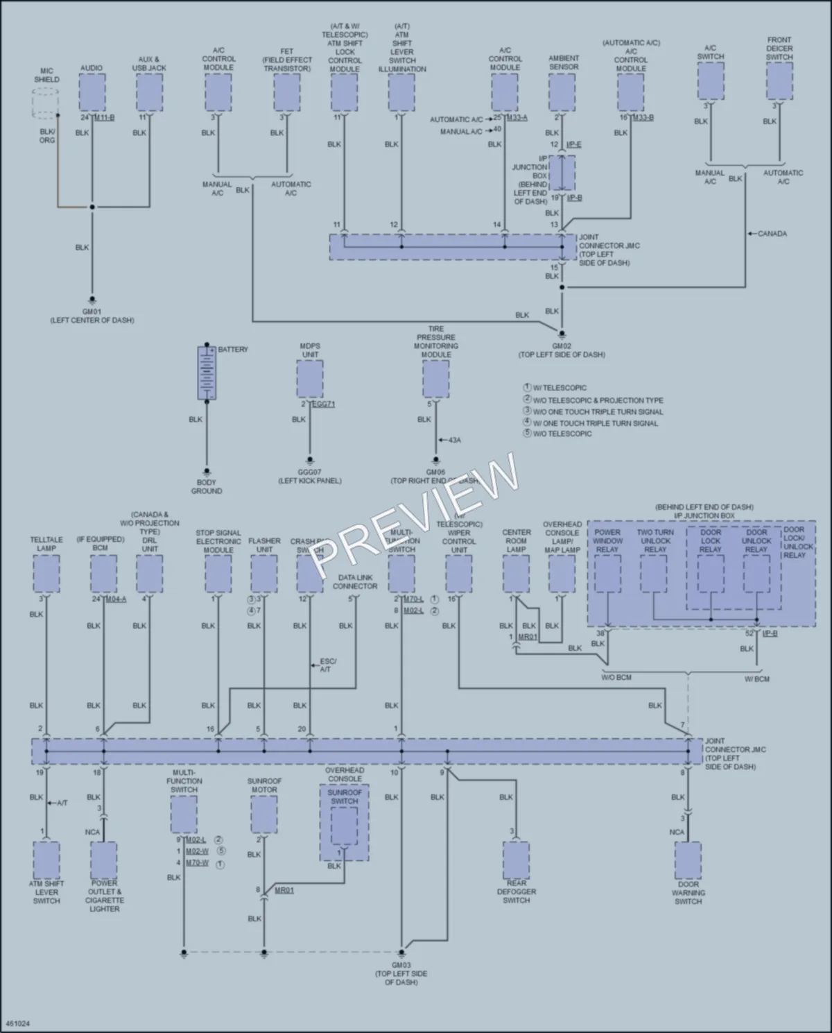 2017 Hyundai Accent Ground Distribution wiring diagram preview