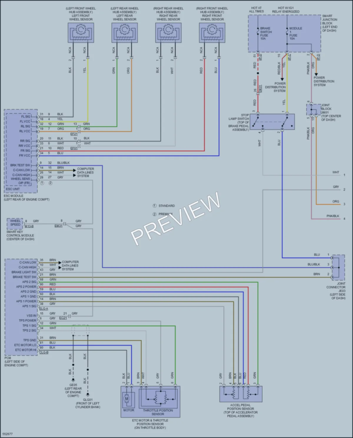 2017 Hyundai Azera Cruise Control wiring diagram preview