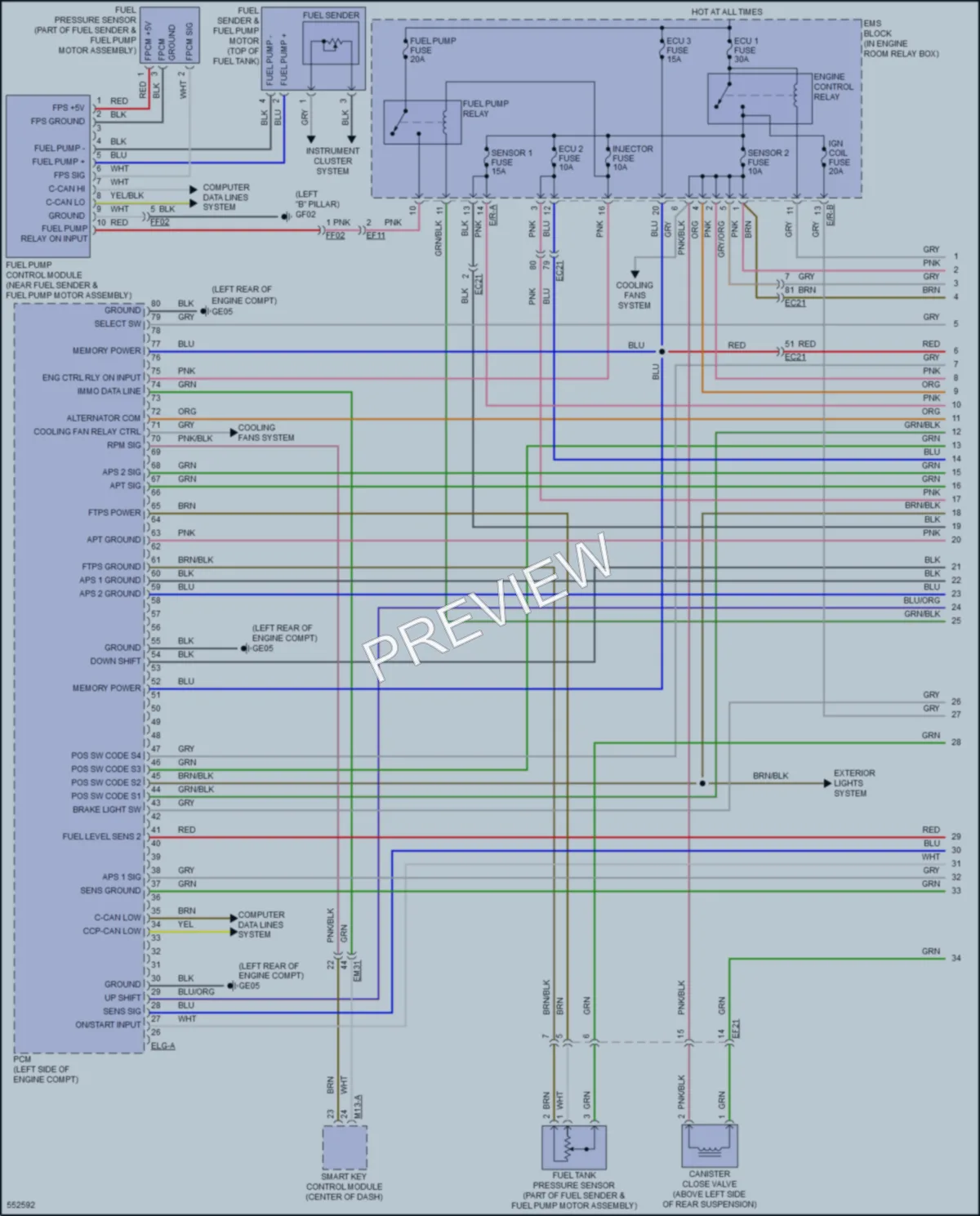2017 Hyundai Azera Engine Performance wiring diagram preview