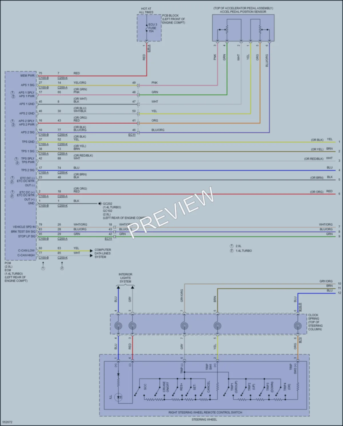 2017 Hyundai Elantra Cruise Control wiring diagram preview
