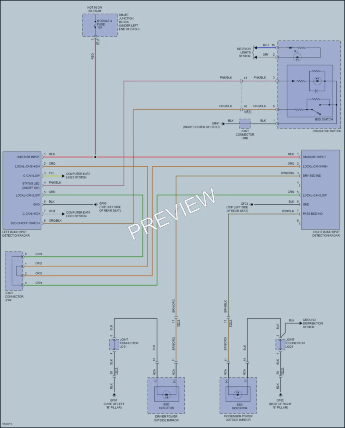 2017 Hyundai Elantra Navigation wiring diagram preview