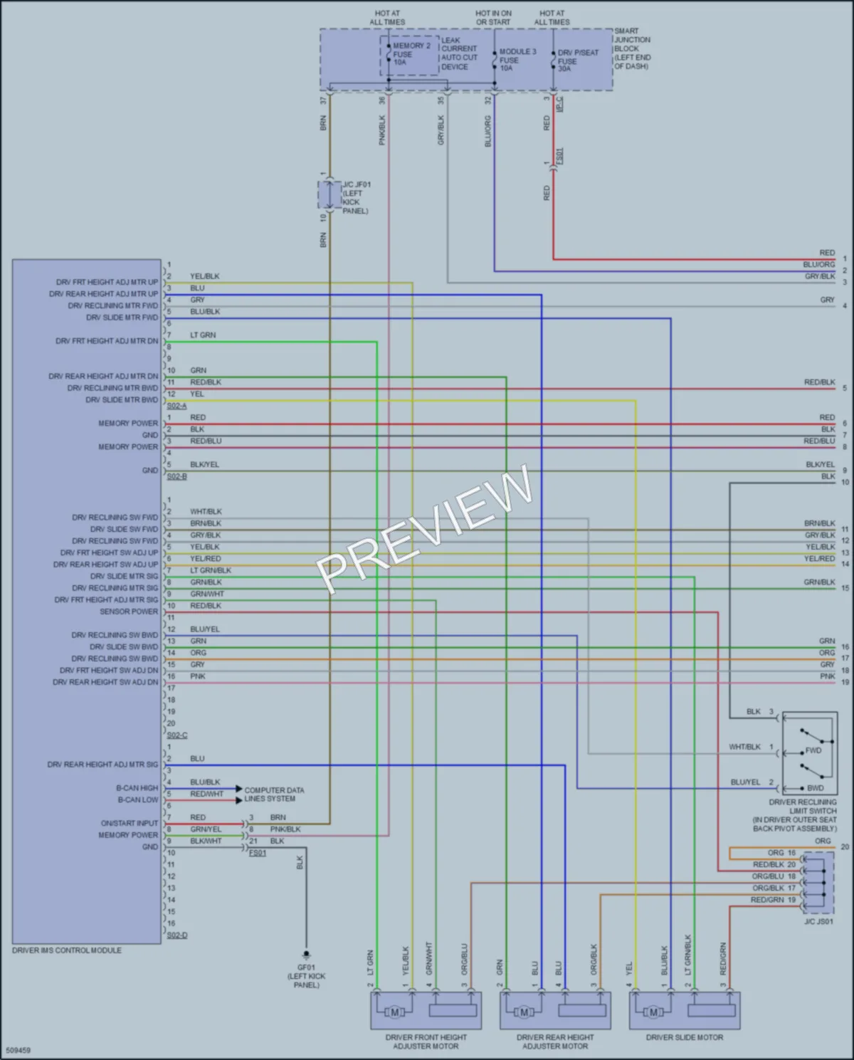 2017 Hyundai SantaFeSport Memory Systems wiring diagram preview